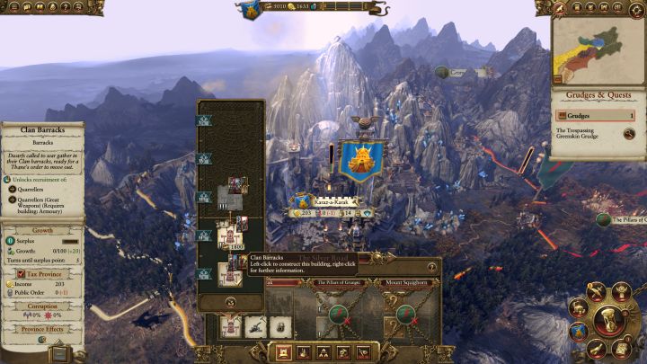 The beginning of your adventure with the Dwarves. - Dwarven Campaign Walkthrough and Tips - Dwarves - Total War: Warhammer Game Guide