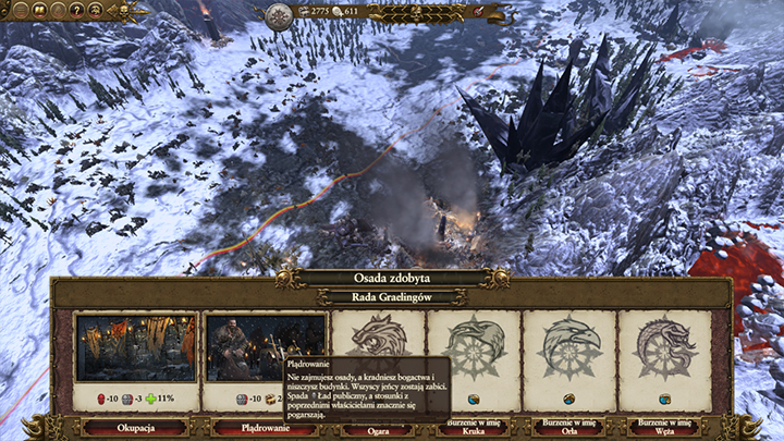 Occupation of other provinces in Norsca is simply not worth it in the beginning - its better to simply loot them. - Campaign - tips | Norsca - Norsca - Total War: Warhammer Game Guide