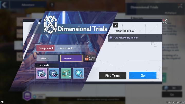 Vitality is a kind of energy, thanks to which you will be able to use special modes in which you will get a lot of experience points, matrices, armor or gold - Tower of Fantasy: Beginners guide - Basics - Tower of Fantasy Guide