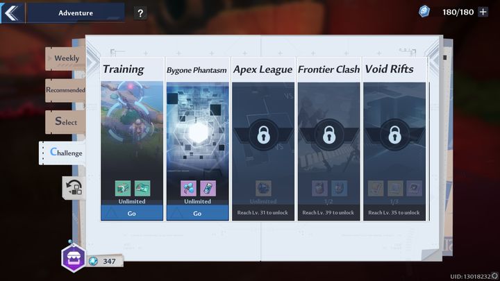 Challenge are the most challenging modes with the best rewards - Tower of Fantasy: Adventure - list of all, tips - Adventure - Tower of Fantasy Guide