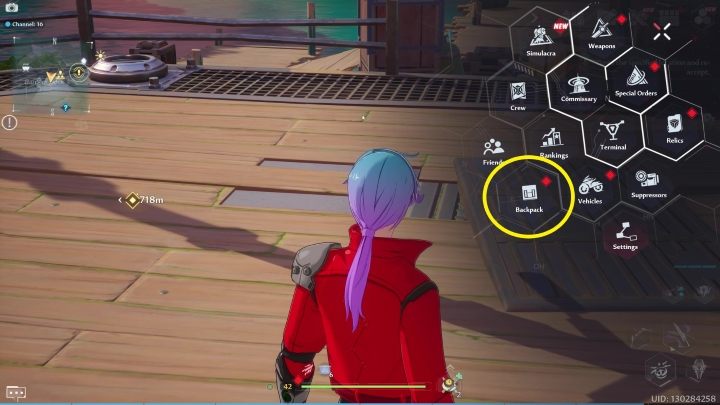 To be able to check your inventory, you need to find the Backpack menu - Tower of Fantasy: Equipment - Basics - Tower of Fantasy Guide