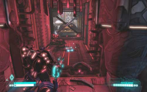 After the battle move to the corner on the right side and pick up the battery - Chapter 3 - Metroplex Heeds the Call - p. 1 - Walkthrough - Transformers: Fall of Cybertron Game Guide & Walkthrough