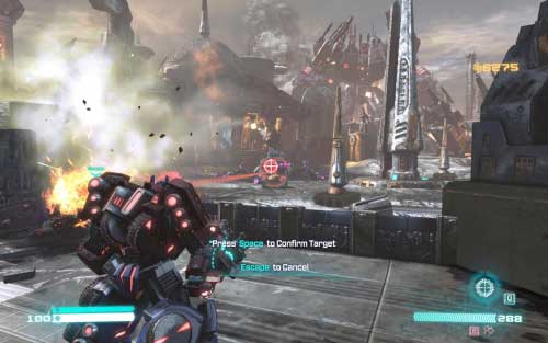 After conversation with Warpath Decepticons will attack you - Chapter 3 - Metroplex Heeds the Call - p. 2 - Walkthrough - Transformers: Fall of Cybertron Game Guide & Walkthrough