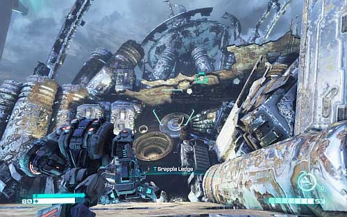 Continue marching to pointer - Chapter 5 - Cut and Run - p. 1 - Walkthrough - Transformers: Fall of Cybertron Game Guide & Walkthrough