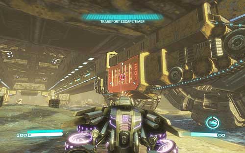 Eliminate a couple of enemy vehicles - Chapter 7 - Belly of the Beast - Walkthrough - Transformers: Fall of Cybertron Game Guide & Walkthrough