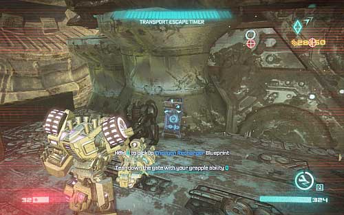In some moment vehicle get close to the acid pool - Chapter 7 - Belly of the Beast - Walkthrough - Transformers: Fall of Cybertron Game Guide & Walkthrough