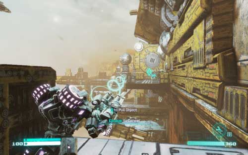 Return on the platform and start moving toward pointer - Chapter 8 - Combaticons Combine! - Walkthrough - Transformers: Fall of Cybertron Game Guide & Walkthrough