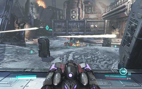 Move forward - Chapter 10 - The Final Counton - p. 1 - Walkthrough - Transformers: Fall of Cybertron Game Guide & Walkthrough