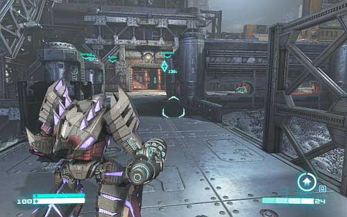 Pass through the canyon and move forward - Chapter 10 - The Final Counton - p. 1 - Walkthrough - Transformers: Fall of Cybertron Game Guide & Walkthrough