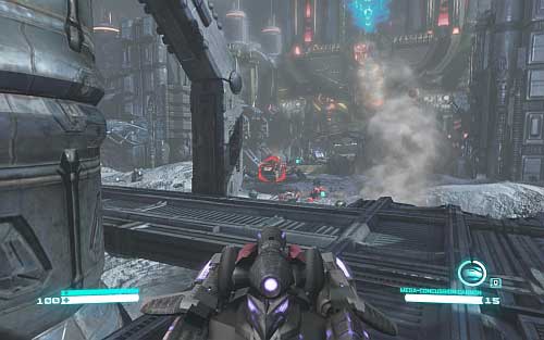 Move toward the pointer and eliminate all encounter enemies - Chapter 10 - The Final Counton - p. 1 - Walkthrough - Transformers: Fall of Cybertron Game Guide & Walkthrough