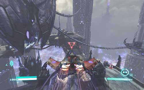 Looking from the place where you have left the base - Chapter 11 - Starscreams Betrayal - p. 1 - Walkthrough - Transformers: Fall of Cybertron Game Guide & Walkthrough