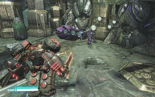 Follow Kickback - Chapter 12 - Grimlock Smash - p. 1 - Walkthrough - Transformers: Fall of Cybertron Game Guide & Walkthrough