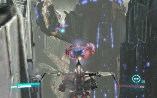 After animation start flying forward (press right mouse button) - Chapter 12 - Grimlock Smash - p. 2 - Walkthrough - Transformers: Fall of Cybertron Game Guide & Walkthrough
