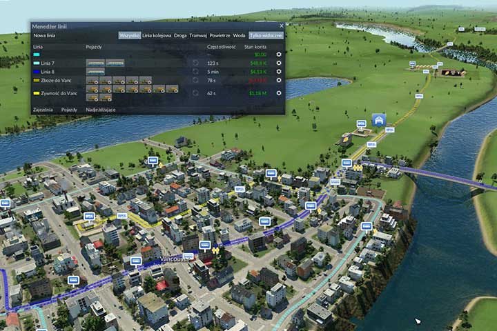 Line manager - Interface and controls in Transport Fever - Tips and Playthrough description - Transport Fever Game Guide