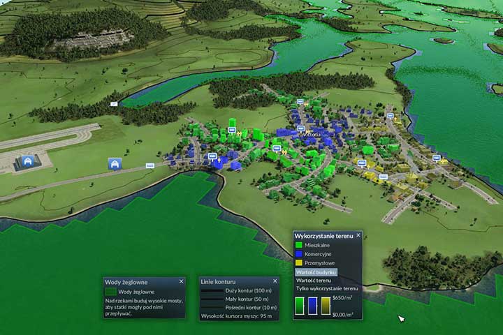 Data layers - Interface and controls in Transport Fever - Tips and Playthrough description - Transport Fever Game Guide