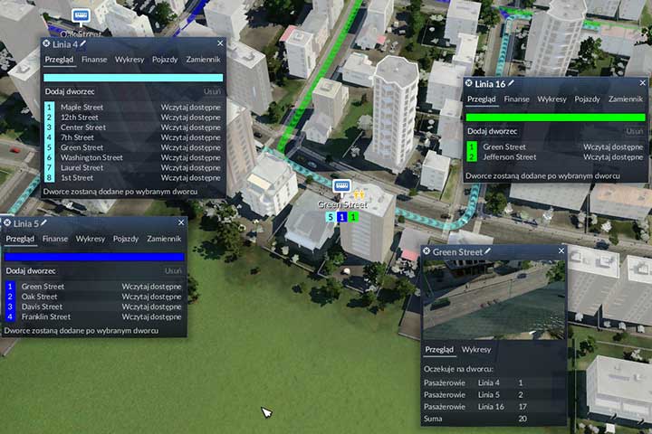 One stop is being used by three lines, which increases passenger traffic. - Transporting passengers, resources and goods - Tips and Playthrough description - Transport Fever Game Guide