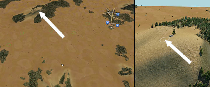 The golden nugget is hidden here. - Mission 1 - Wild West | The USA Campaign - The USA Campaign - Transport Fever Game Guide