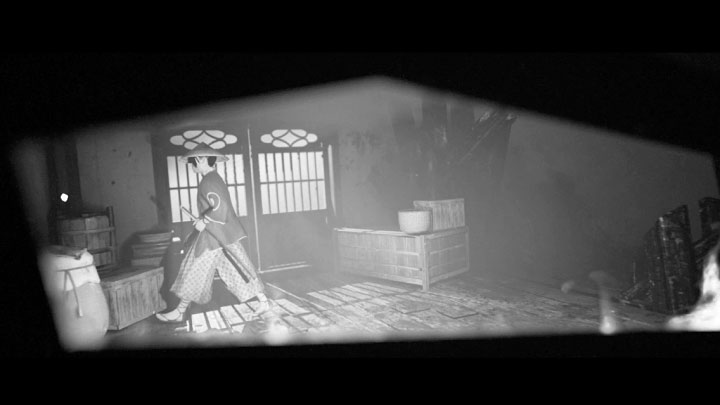 Choose the right entrance to the building and defeat the bandits looting the house - use a bow or ozutsu - Trek to Yomi: Chapter 7 - walkthrough - Walkthrough - Trek to Yomi Guide