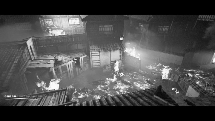 There will be an explosion soon after you leave the shrine - Trek to Yomi: Chapter 7 - walkthrough - Walkthrough - Trek to Yomi Guide