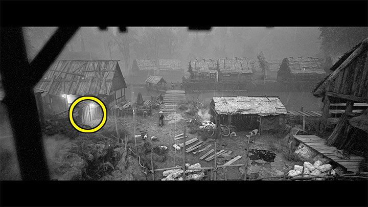 After reaching the area shown in picture 1, don't follow the upper path immediately, but rather destroy the left gate first - Trek to Yomi: Chapter 2 - walkthrough - Walkthrough - Trek to Yomi Guide