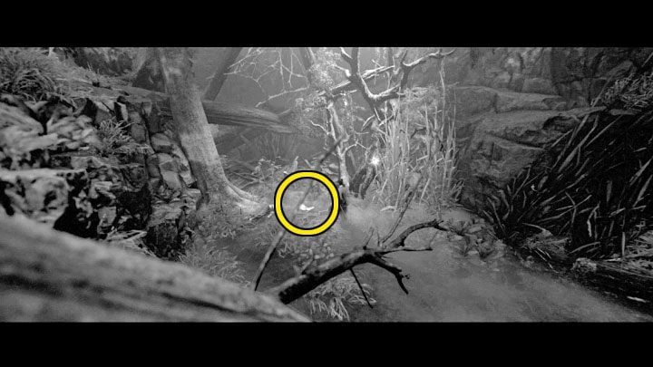 After the battle, check the area to the left of where you fought the beasts - Trek to Yomi: Chapter 4 - walkthrough - Walkthrough - Trek to Yomi Guide