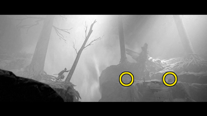 After leaving the water, you will reach the fork pictured in screenshot no - Trek to Yomi: Chapter 4 - walkthrough - Walkthrough - Trek to Yomi Guide