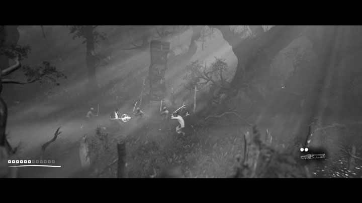 When fighting the samurai, in addition to standard blocks and parries (combined with counterattacks), look for opportunities to use the ozutsu - Trek to Yomi: Chapter 4 - walkthrough - Walkthrough - Trek to Yomi Guide