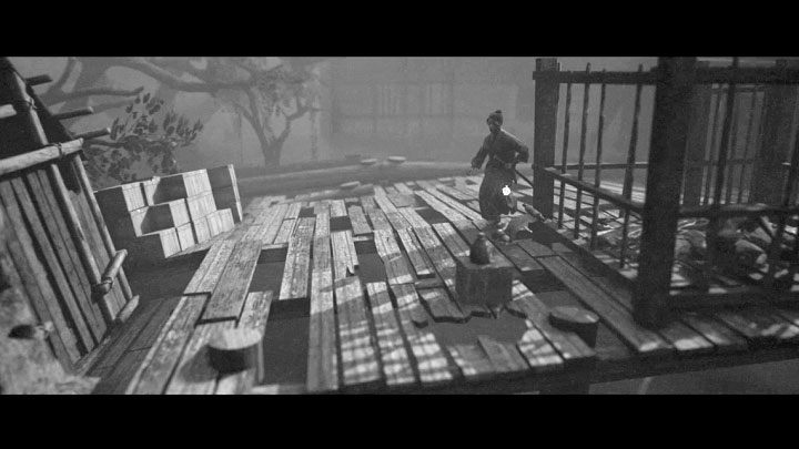 After defeating the samurai, go right and you will arrive at a new shrine - Trek to Yomi: Chapter 4 - walkthrough - Walkthrough - Trek to Yomi Guide