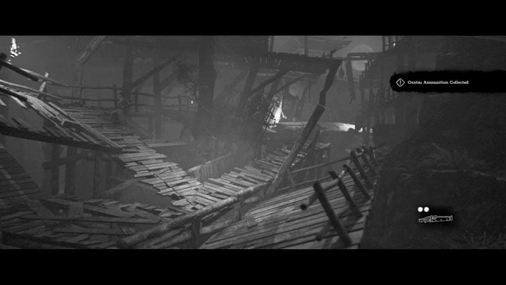 Enter the new building and take part in more fights while traveling across the footbridges - Trek to Yomi: Chapter 4 - walkthrough - Walkthrough - Trek to Yomi Guide