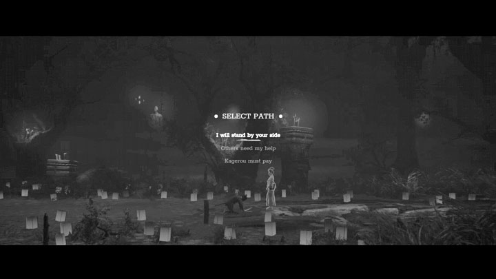 After winning the boss fight, a conversation with Aiko's ghost will start - Trek to Yomi: Chapter 4 - walkthrough - Walkthrough - Trek to Yomi Guide