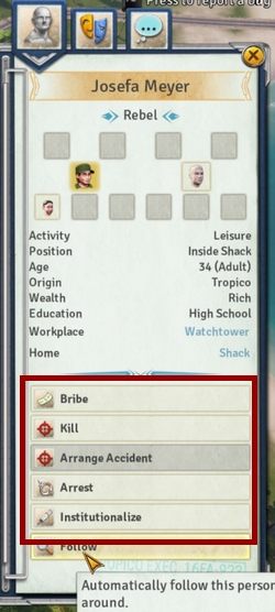 You can eliminate the rebels from the society - Politics and constitution in Tropico 6 - Mechanics - Tropico 6 Guide