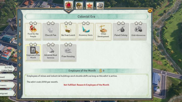 Name - Edicts in Tropico 6 - Mechanics - Tropico 6 Guide