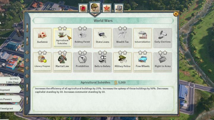 Name - Edicts in Tropico 6 - Mechanics - Tropico 6 Guide