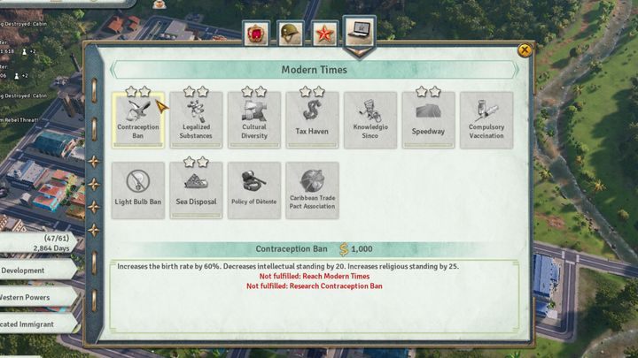 Name - Edicts in Tropico 6 - Mechanics - Tropico 6 Guide