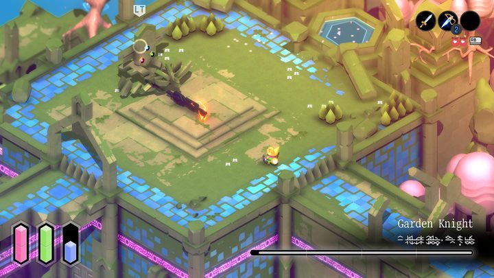 There is also the Garden Knight distance attack to describe - Tunic: Garden Knight - boss, how to beat? - Bosses - Tunic Guide