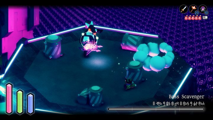 Finally, it is worth mentioning the next two weapons that Boss Scavenger has at her disposal - Tunic: Boss Scavenger - boss, how to beat? - Bosses - Tunic Guide