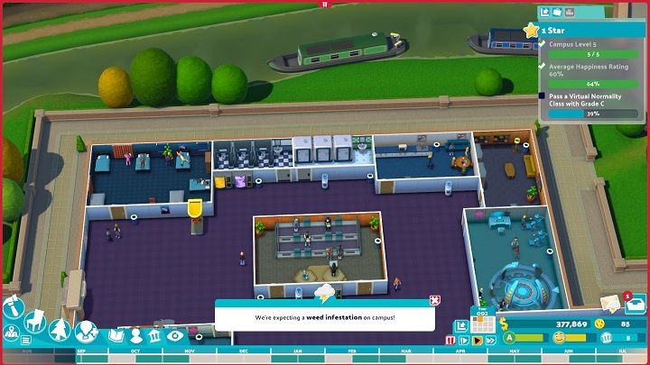 When building, it is worth remembering about a few aspects, thanks to which you will effectively use both the space and the profits from the proper use of the rooms - Two Point Campus: Building rooms - Basics - Two Point Campus Guide