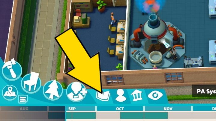 Here you will find all information about the courses available at your university - Two Point Campus: User interface - Basics - Two Point Campus Guide