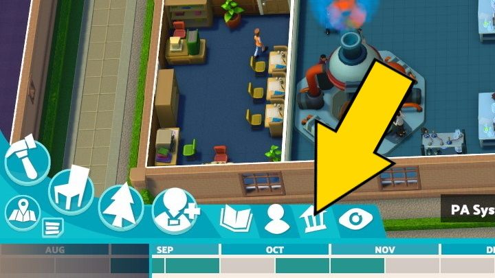 With this option you can see general information about your campus as well as cash loan offers - Two Point Campus: User interface - Basics - Two Point Campus Guide