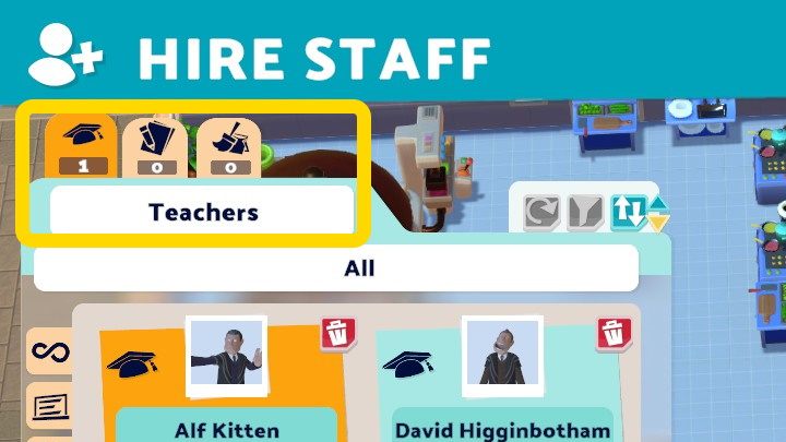 There are 3 types of employees in the game - Two Point Campus: Staff and employment - Basics - Two Point Campus Guide