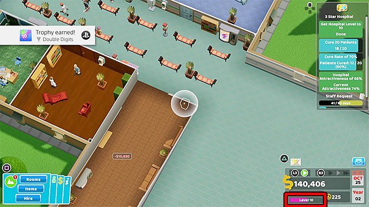 Trophy type: silver - Trophies and achievements in Two Point Hospital - Appendix - Two Point Hospital Game Guide
