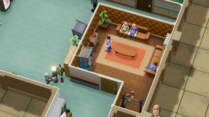 Its a place where your employees can rest from work - Hospital Rooms in Two Point Hospital - Mechanics - Two Point Hospital Game Guide