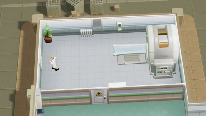 It is a very popular diagnostic room where a CT scanner is used - Hospital Rooms in Two Point Hospital - Mechanics - Two Point Hospital Game Guide