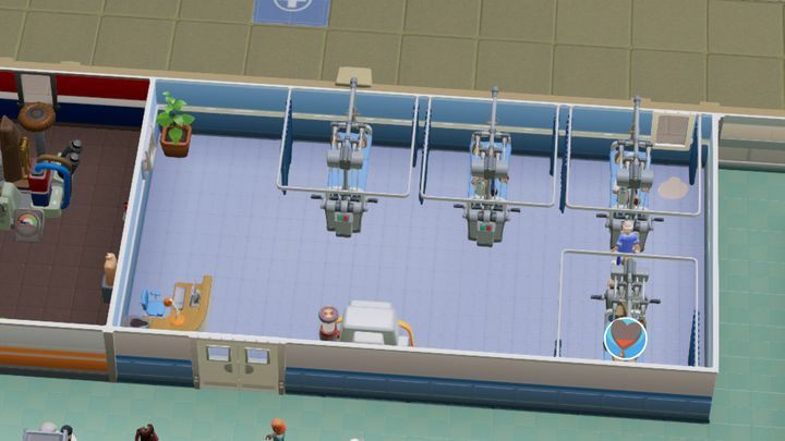 The Fracture Ward is used in treating all sorts of bone injuries - Hospital Rooms in Two Point Hospital - Mechanics - Two Point Hospital Game Guide