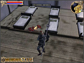 Go to the back of the mayor's house and pick up the red dress that you see there - Ashos - Quests - Two Worlds - Game Guide and Walkthrough