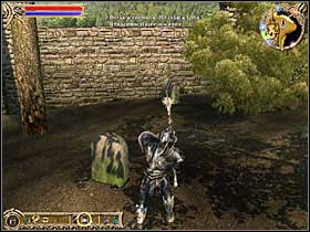 Takis wants you to place his wife's necklace on her grave outside the city gates - Qudinar - Quests - Two Worlds - Game Guide and Walkthrough