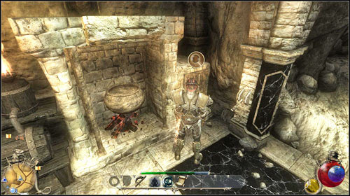 Once you collect enough, return (teleporting would be best) to the Mages Guild [Hatmandor Region] (M12:7), where you will find a room with an alchemic stove (on the same floor that the Bulletin board) - Black candles | Quests - Necromancers Guild - Quests - Necromancers Guild - Two Worlds II Game Guide