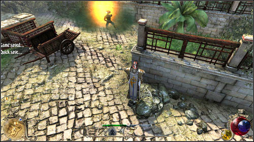 The last guard requires even bigger skills and quicker actions - Ghosts Toll, Kaboom! | Quests - Thieves Guild - Quests - Thieves Guild - Two Worlds II Game Guide