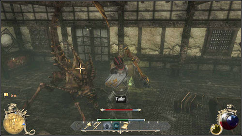 The mission found in ruined Ashos consists of finding the farm of an old insect tamer - The Hamlet, The Seven Brothers, Insect Tamer | Quests - Warriors Guild - Quests - Warriors Guild - Two Worlds II Game Guide