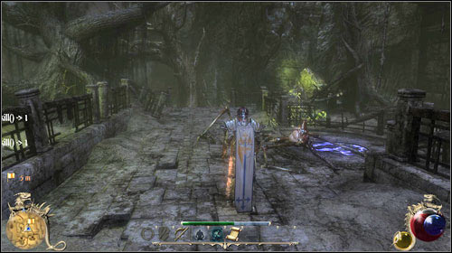 The mission consists of re-activating the teleport in the old village at [The Swallows] (M26:17) - The Hamlet, The Seven Brothers, Insect Tamer | Quests - Warriors Guild - Quests - Warriors Guild - Two Worlds II Game Guide